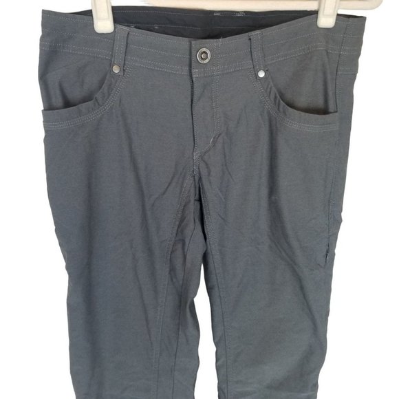 Kuhl Womens 8R Gray Straight Leg Mid Rise Outdoor - Picture 2 of 8